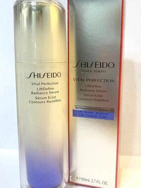 Shiseido Vital Perfection LiftDefine Radiance Serum - Large Size 80mL / 2.7 Oz